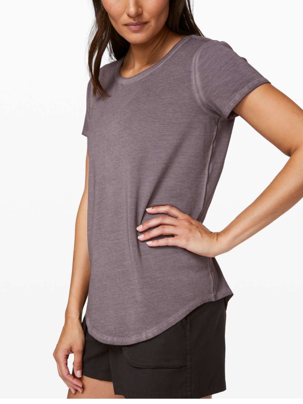 lululemon athletica love crew fade washed lunar rock 10